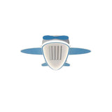 KIds Room Airplane Remote Dimming Flush Mount Fan Light Image - 5