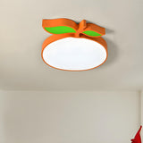 Kids Room Banana-Shaped LED Flush Mount Ceiling Light Image - 12