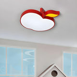 Kids Room Banana-Shaped LED Flush Mount Ceiling Light Image - 16