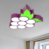 Kids Room Banana-Shaped LED Flush Mount Ceiling Light Image - 25