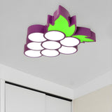 Kids Room Banana-Shaped LED Flush Mount Ceiling Light Image - 27