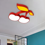 Kids Room Banana-Shaped LED Flush Mount Ceiling Light Image - 31