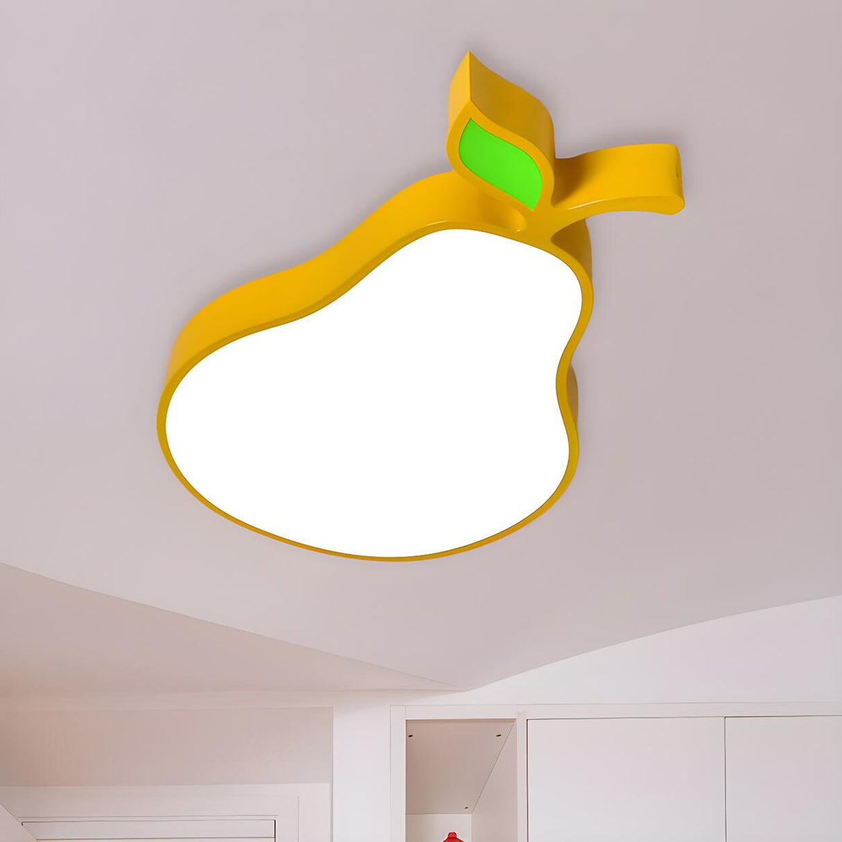 Kids Room Banana-Shaped LED Flush Mount Ceiling Light Image - 5