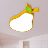 Kids Room Banana-Shaped LED Flush Mount Ceiling Light Image - 5