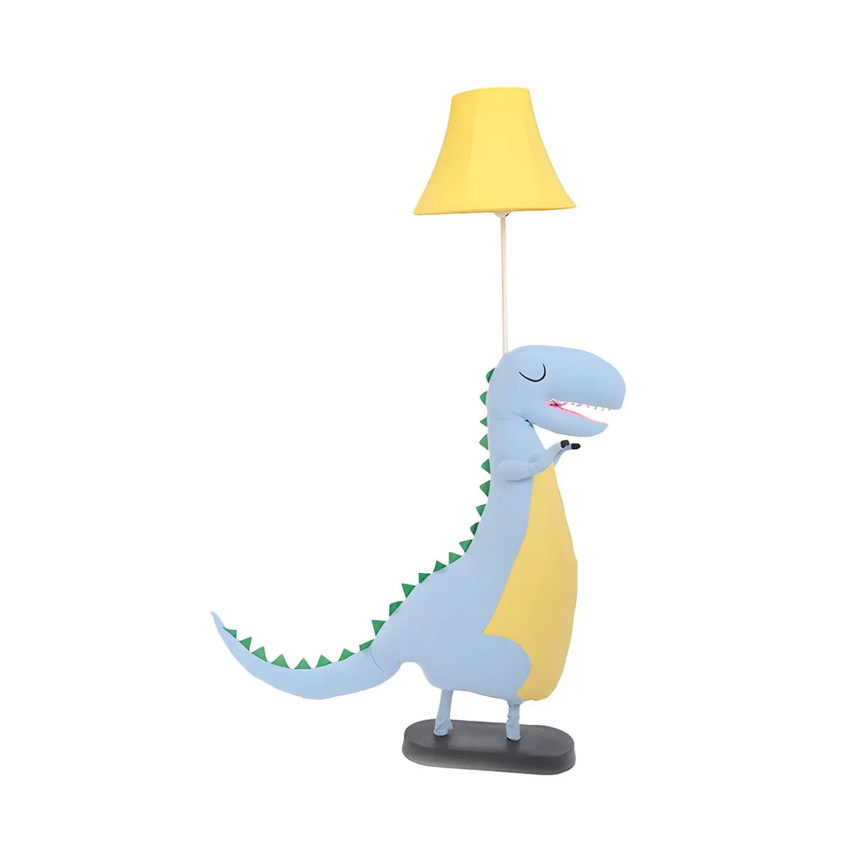 Kids Room Blue Cartoon Dinosaur Fabric LED Floor Lamp Image - 5