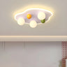 Kids Room Blue Cloud Flush Mount Ceiling Light 6-Light Image - 12