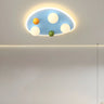 Kids Room Blue Cloud Flush Mount Ceiling Light 6-Light Image - 6