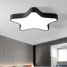 Kids Room Blue Star Shape Dimmable LED Flush Mount Lamp Image - 7