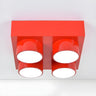 Kids Room Building Blocks LED Flush Mount Ceiling Light Image - 6