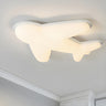 Kids Room Cartoon Airplane LED Flush Mount Ceiling Lamp Image - 3