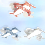 Kids Room Cartoon Airplane Modern Ceiling Fan Light Image - 16