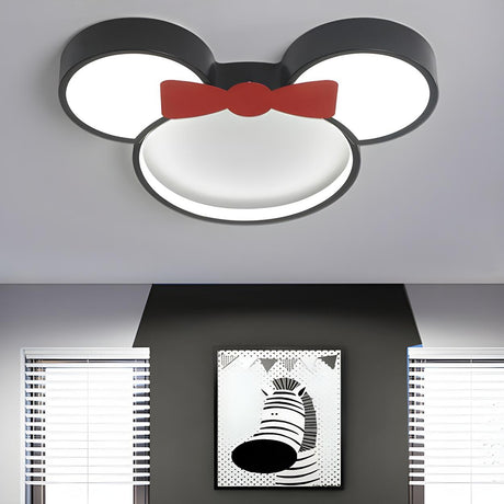 Kids Room Cartoon Mickey LED Flush Mount Ceiling Light Image - 1