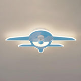 Kids Room Cartoon Whale Ceiling Fan with LED Light Image - 5