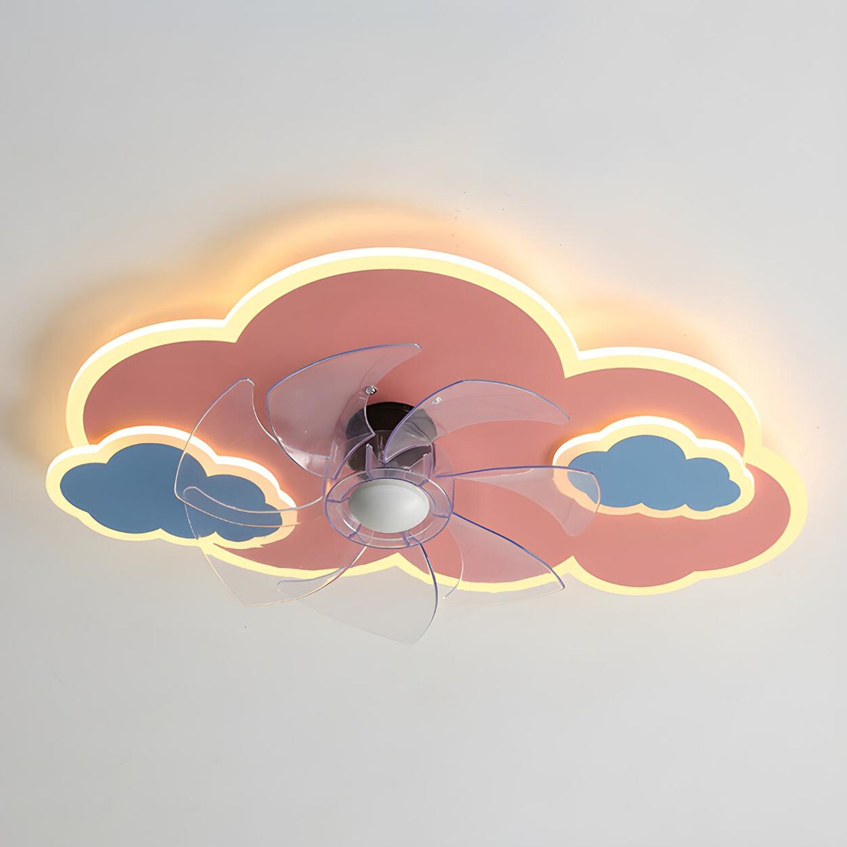 Kids Room Creative Anchor Ceiling Fan with LED Light Image - 6