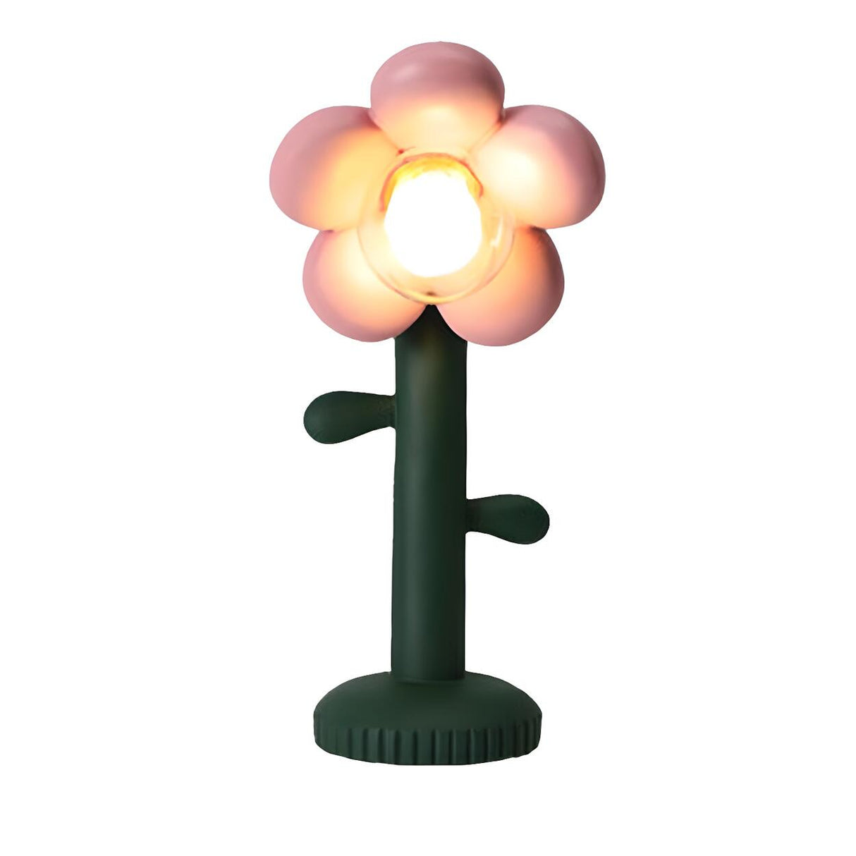 Kids Room Creative Flower Ball Shade Metal Table Lamp Image - 6