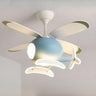 Kids Room Creative Helicopter Ceiling Fan with Light Image - 9