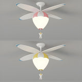 Kids Room Creative Hot Air Balloon Ceiling Fan Light Image - 14