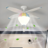 Kids Room Creative Hot Air Balloon Ceiling Fan Light Image - 22