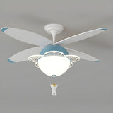 Kids Room Creative Hot Air Balloon Ceiling Fan Light Image - 8