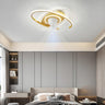 Kids Room Creative Saturn Round Ceiling Fan with Light Image - 4