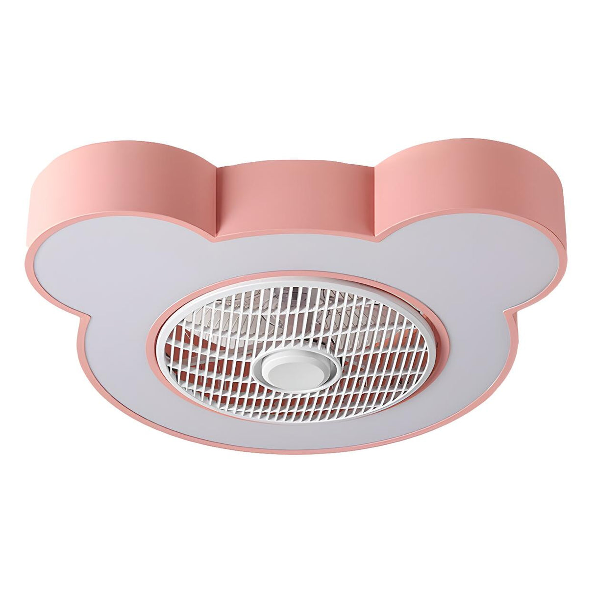 Kids Room Cute Bear Bladeless Ceiling Fan with Light Image - 10