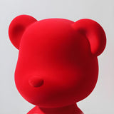 Kids Room Cute Bear Shape Globe Glass Shade Table Lamp Image - 17