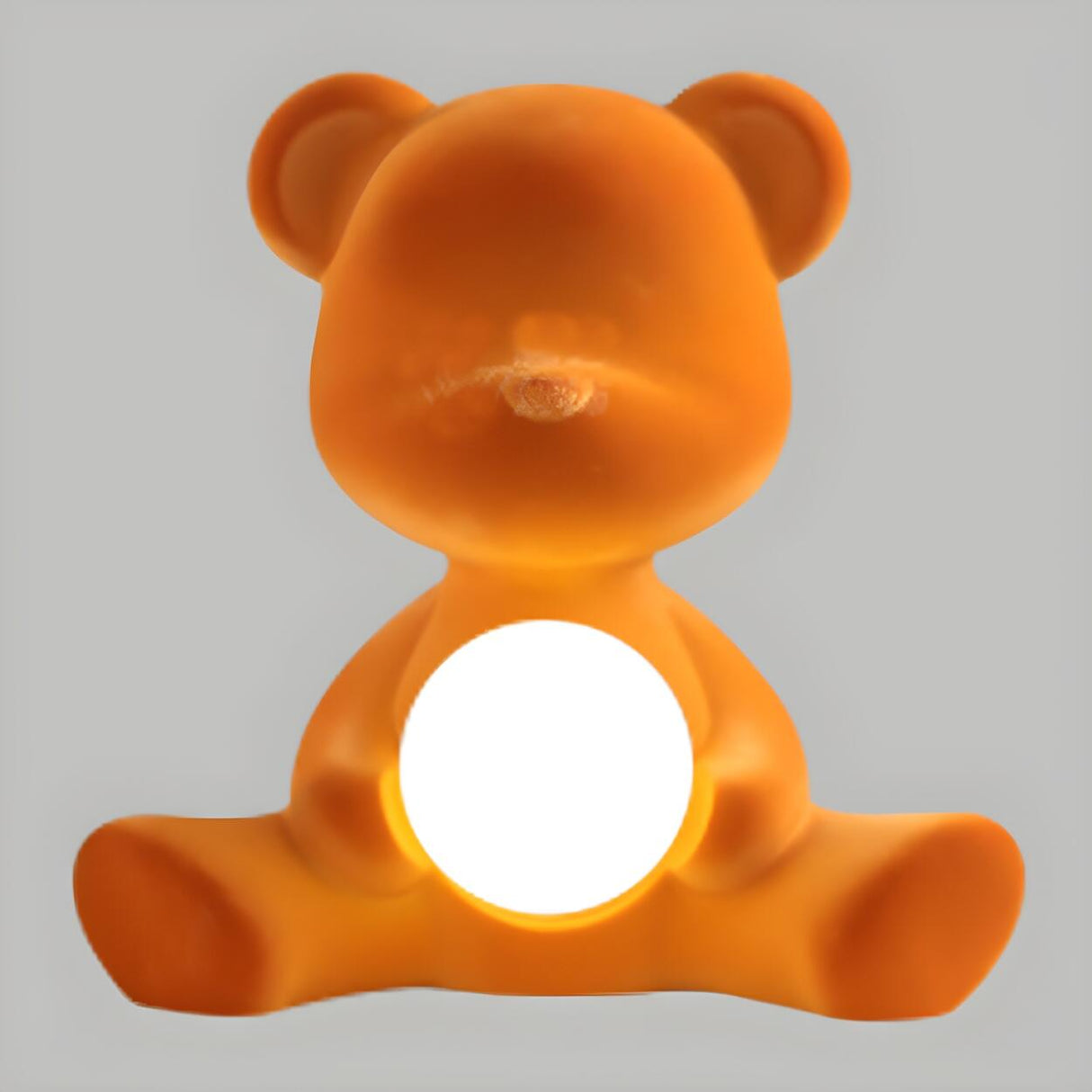 Kids Room Cute Bear Shape Globe Glass Shade Table Lamp Image - 4