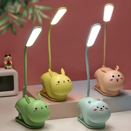 Kids Room Cute Cartoon Animal LED Study Table Lamp Image - 1