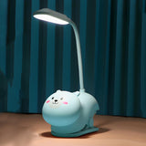 Kids Room Cute Cartoon Animal LED Study Table Lamp Image - 2