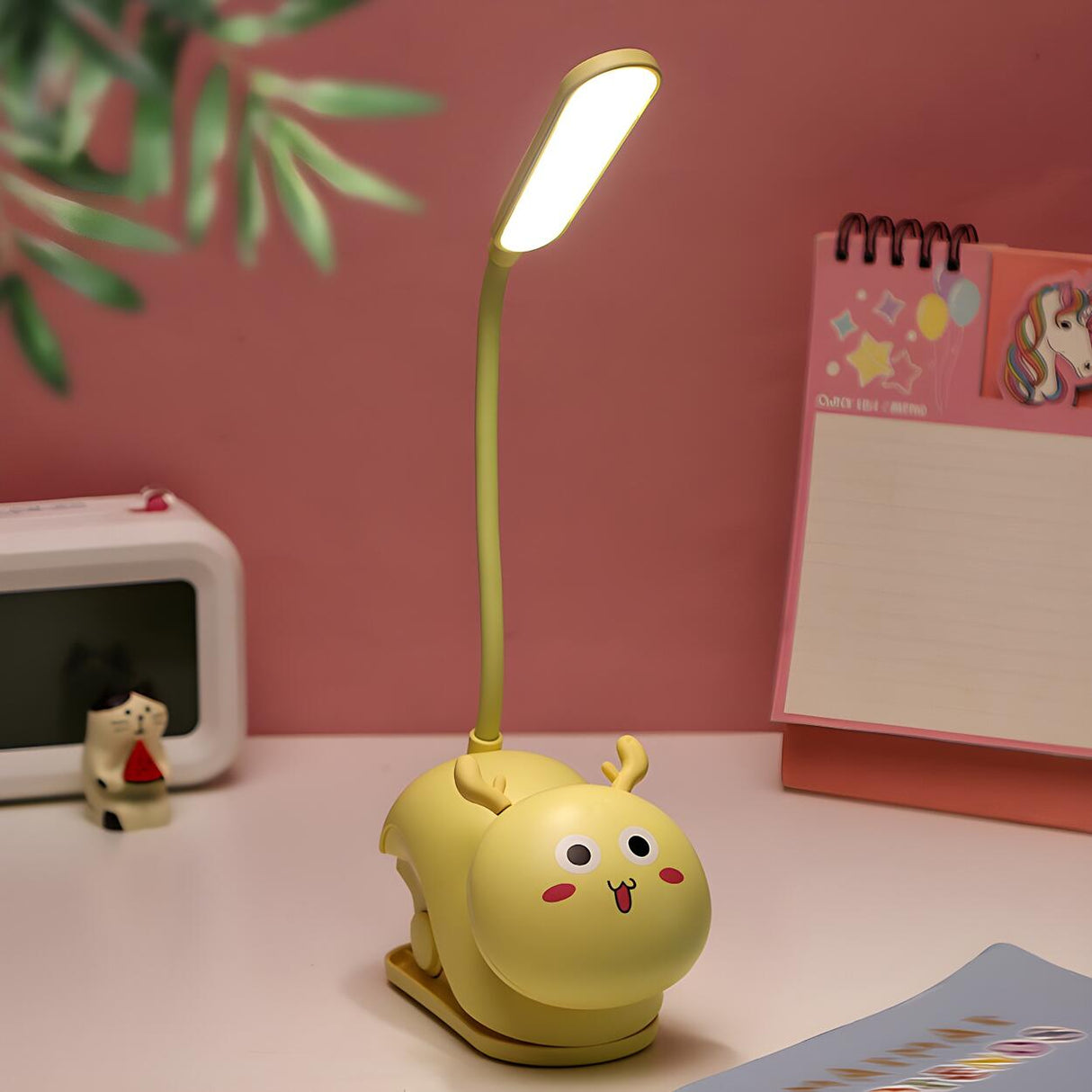 Kids Room Cute Cartoon Animal LED Study Table Lamp Image - 4