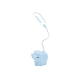 Kids Room Cute Cartoon Elephant Reading Table Lamp Image - 3