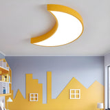 Kids Room Cute Cartoon LED Flush Mount Ceiling Light Image - 12