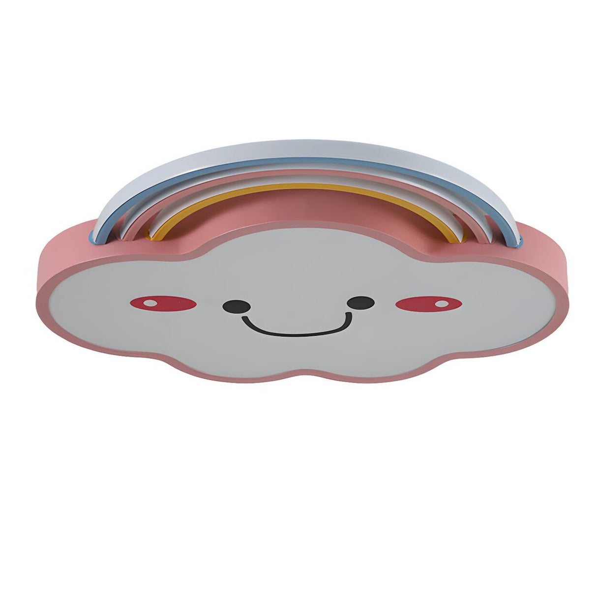 Kids Room Cute Cloud Rainbow LED Flush Mount Light Image - 5