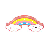 Kids Room Cute Rainbow Cloud LED Flush Mount Light Image - 3