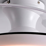 Kids Room Cute Round 3 Blade Ceiling Fan with LED Light Image - 19