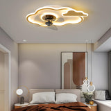 Kids Room Elegant Cloud LED Ceiling Fan with Light Image - 12