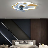 Kids Room Elegant Cloud LED Ceiling Fan with Light Image - 15