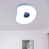 Kids Room Letter A-Shaped LED Flush Mount Ceiling Light Image - 16