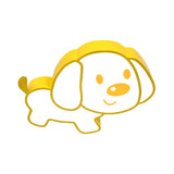 Kids Room Lovely Yellow Puppy LED Flush Mount Light Image - 2