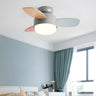 Kids Room Mini Colorful 3 Blade Ceiling Fan With Light Image - 2