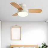 Kids Room Mini Colorful 3 Blade Ceiling Fan With Light Image - 4