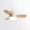 Kids Room Mini Colorful 3 Blade Ceiling Fan With Light Image - 5