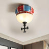 Kids Room Mini Royal Crown Resin Flush Mount Light Image - 1