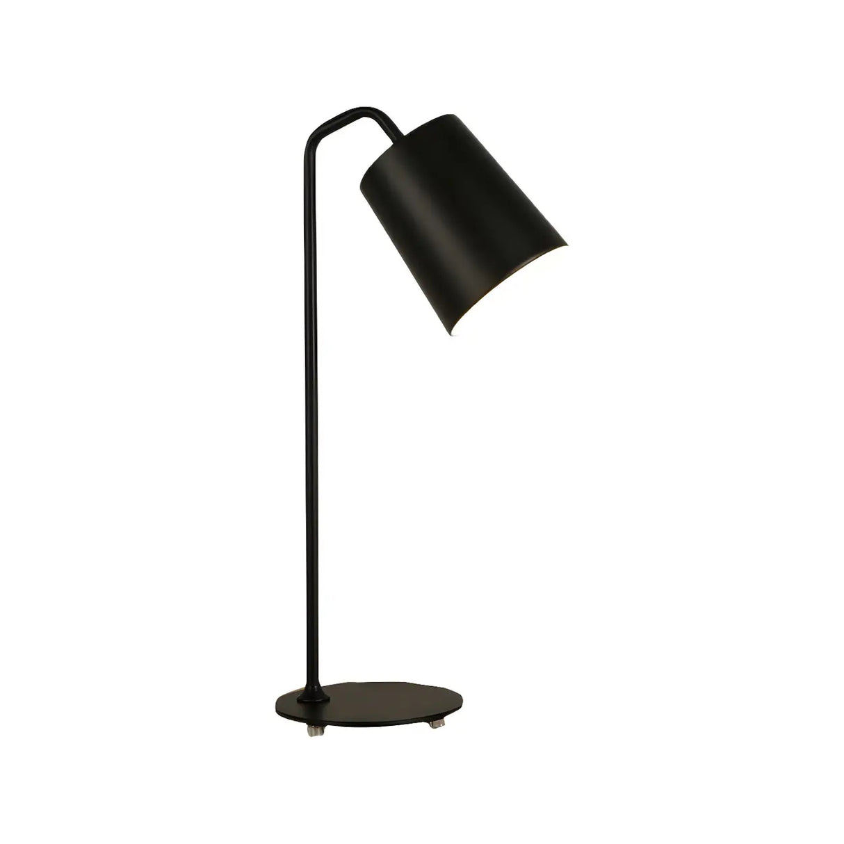 Kids Room Nordic Minimalist Black Metal Table Lamp Image - 5