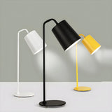 Kids Room Nordic Minimalist Black Metal Table Lamp Image - 9