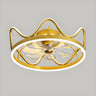 Kids Room Nordic Stylish Geometric Ceiling Fan Light Image - 15