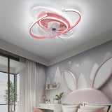 Kids Room Planet 8 Blade Ceiling Fan with LED Light Image - 4