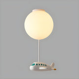 Kids Room Playful Balloon Semi-Flush Mount Lamp 3-Light Image - 3