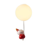 Kids Room Playful Balloon Semi-Flush Mount Lamp 3-Light Image - 9