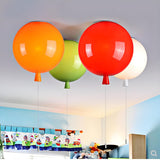 Kids Room Playful Colorful Balloon LED Flush Mount Lamp Image - 1